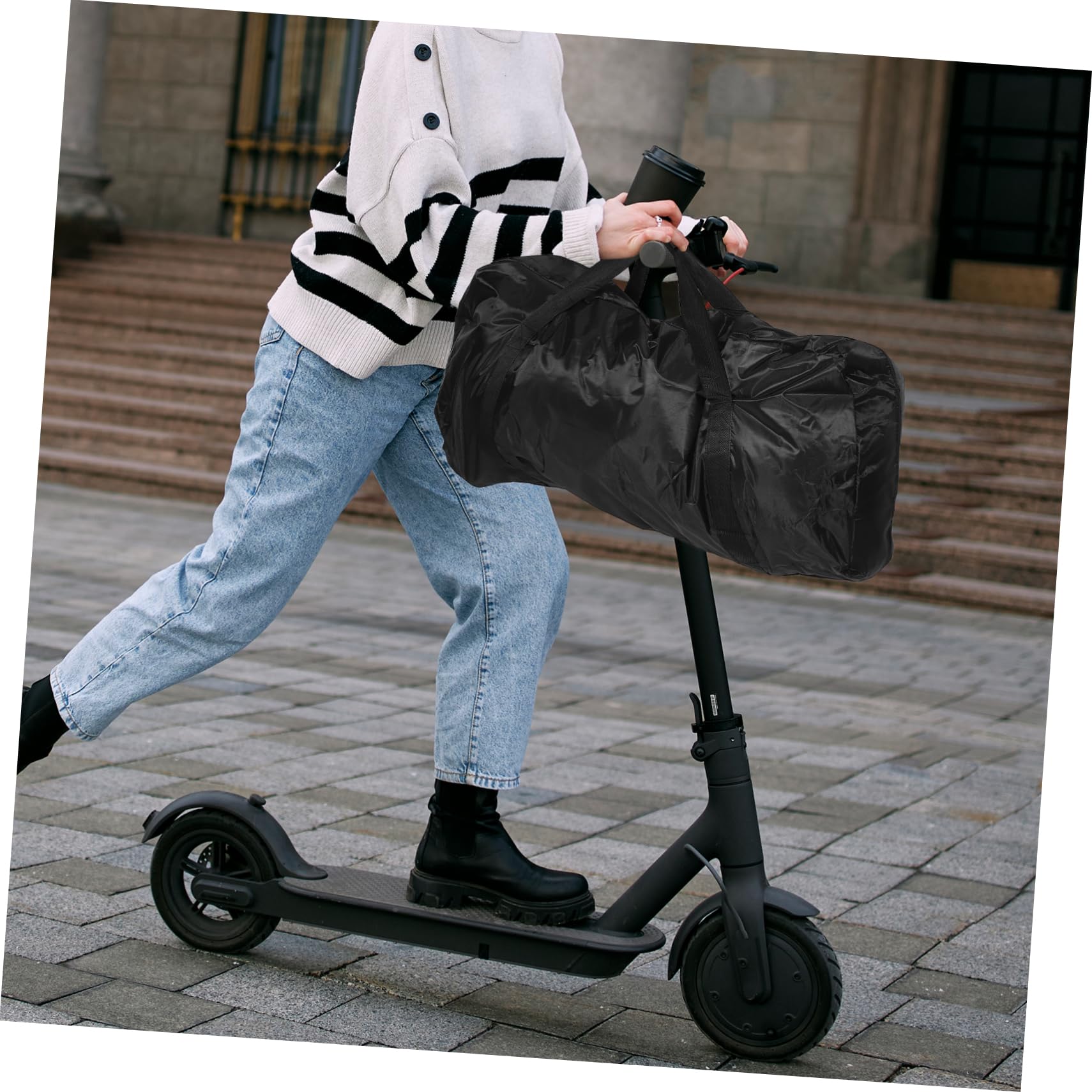 TOYANDONA Sacoche pour Guidon de Trottinette Électrique de Rangement Portable pour Accessoires de Skateboard de Transport pour Outils de Trottinette