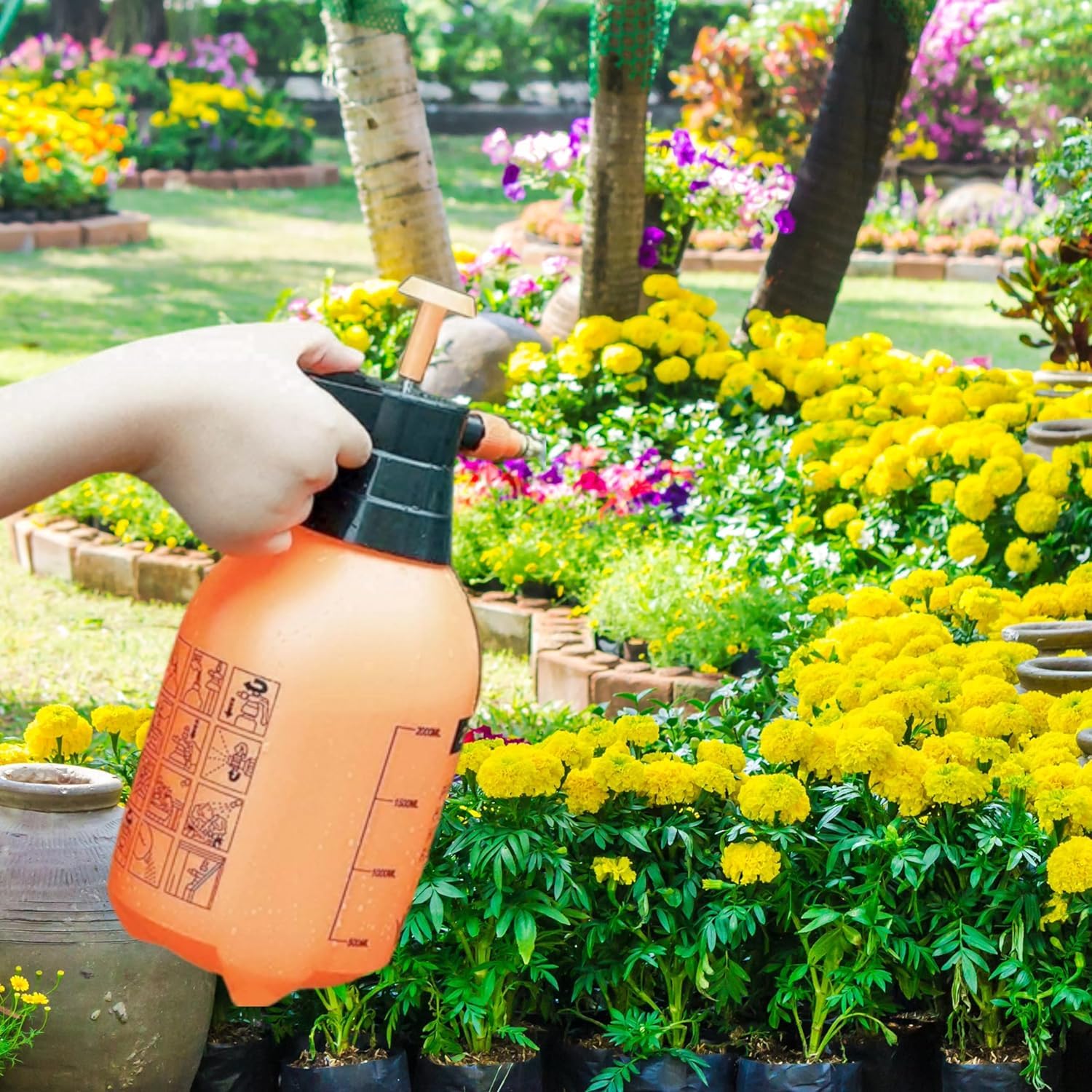 Pressure Spray Pump 2L | Spray Pump for Garden | Spray Bottle for Garden, Plants & Lawn | Pressure Water Sprayer | Garden Pump Pressure Sprayer (B0CW9DTWKQ) Amazon Price History, Amazon Price Tracker