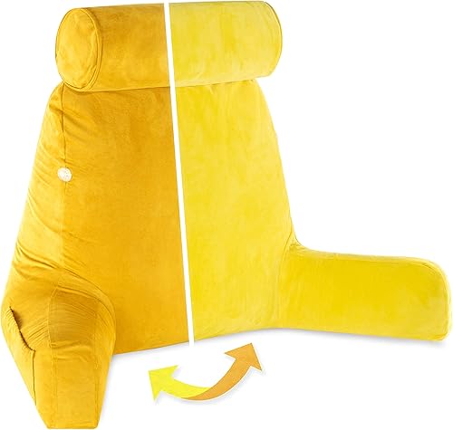 Miniatura 13 de Almohada Husband Chocolate, Almohada de lectura original para descanso en cama o silla, cojín grande de espuma viscoelástica triturada para el