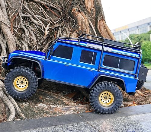 Miniatura 7 de OGRC 4 piezas de ruedas de aluminio de 1.9 pulgadas con Beadlock y offset negativo para TRX4 TRX6 SCX10 I II III 90046 AXI03007 Redcat GEN7 GEN8