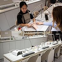 Vista 4 de Daylight Slimline 4™ LED Table Lamp in Brushed Steel - 6,000K, 3,200 Lux, 4 Brightness Levels, USB-C Charging Port, Anti-Glare Diffuser, Flexible