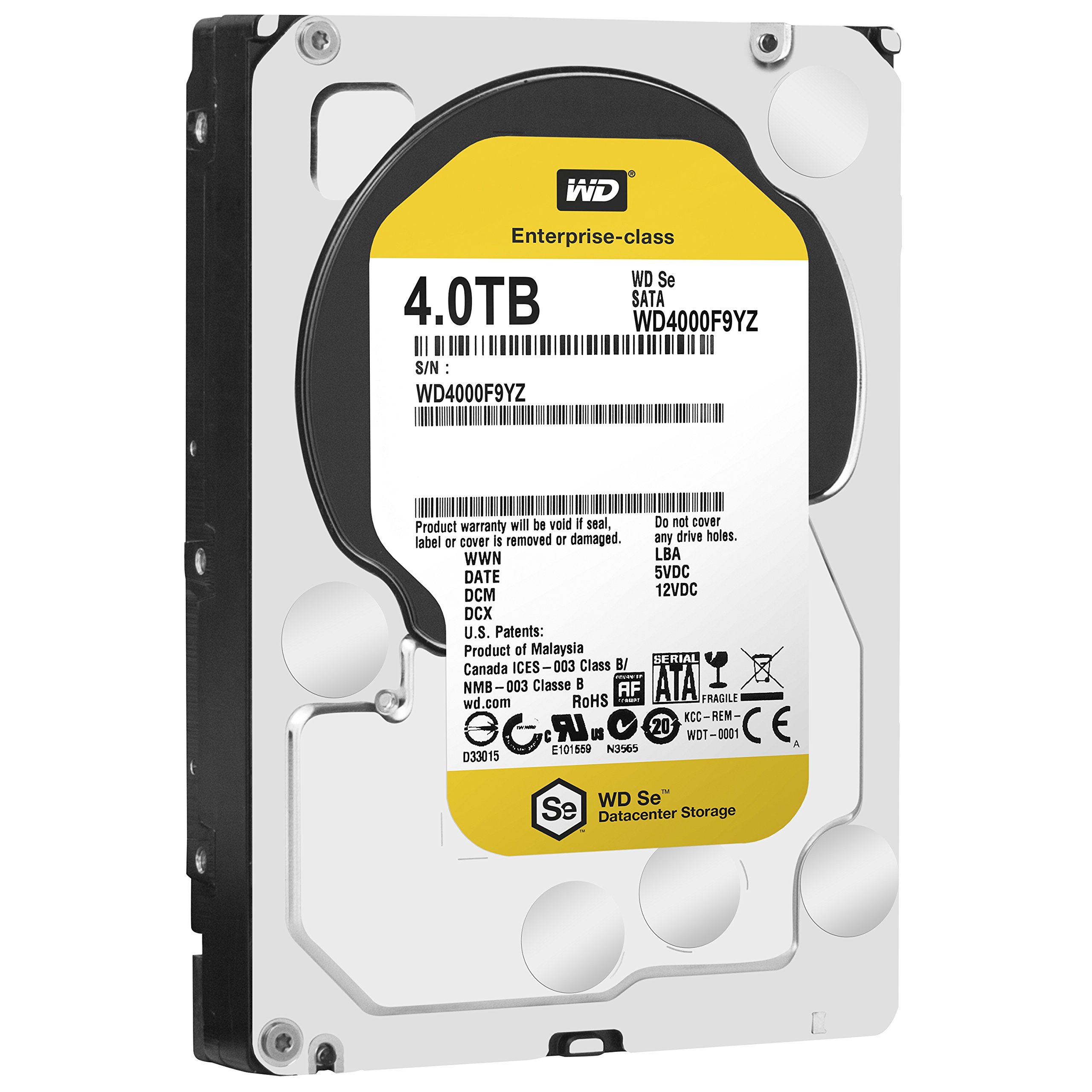 WD Western Digital WD4000F9YZ Disque Dur SE 4 to 3,5 SATA 7200 TR/Min