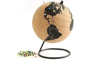 Globe With Pins For Mapping Out Your Travel Goals