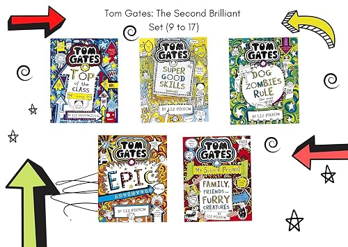 Tom Gates: The Second Brilliant Set (9 to 17) [Product Bundle] LIZ PICHON