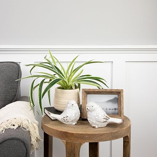 Miniatura 2 de Northlight Planta de Dracaena artificial de 20" en maceta de cerámica beige