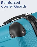 Amazon.com | Coolife Hardside Checked Luggage with TSA Lock