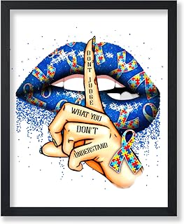 Poster Master Don't Judge What You Don’t Understand Poster - Autism Awareness Print - Mental Balance Art - Gift for Men & Women - Inspiring Decor for Bedroom or Living Room - 11x14 UNFRAMED Wall Art