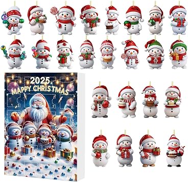 Countdown to Christmas 2D Acrylic Creative Calendar