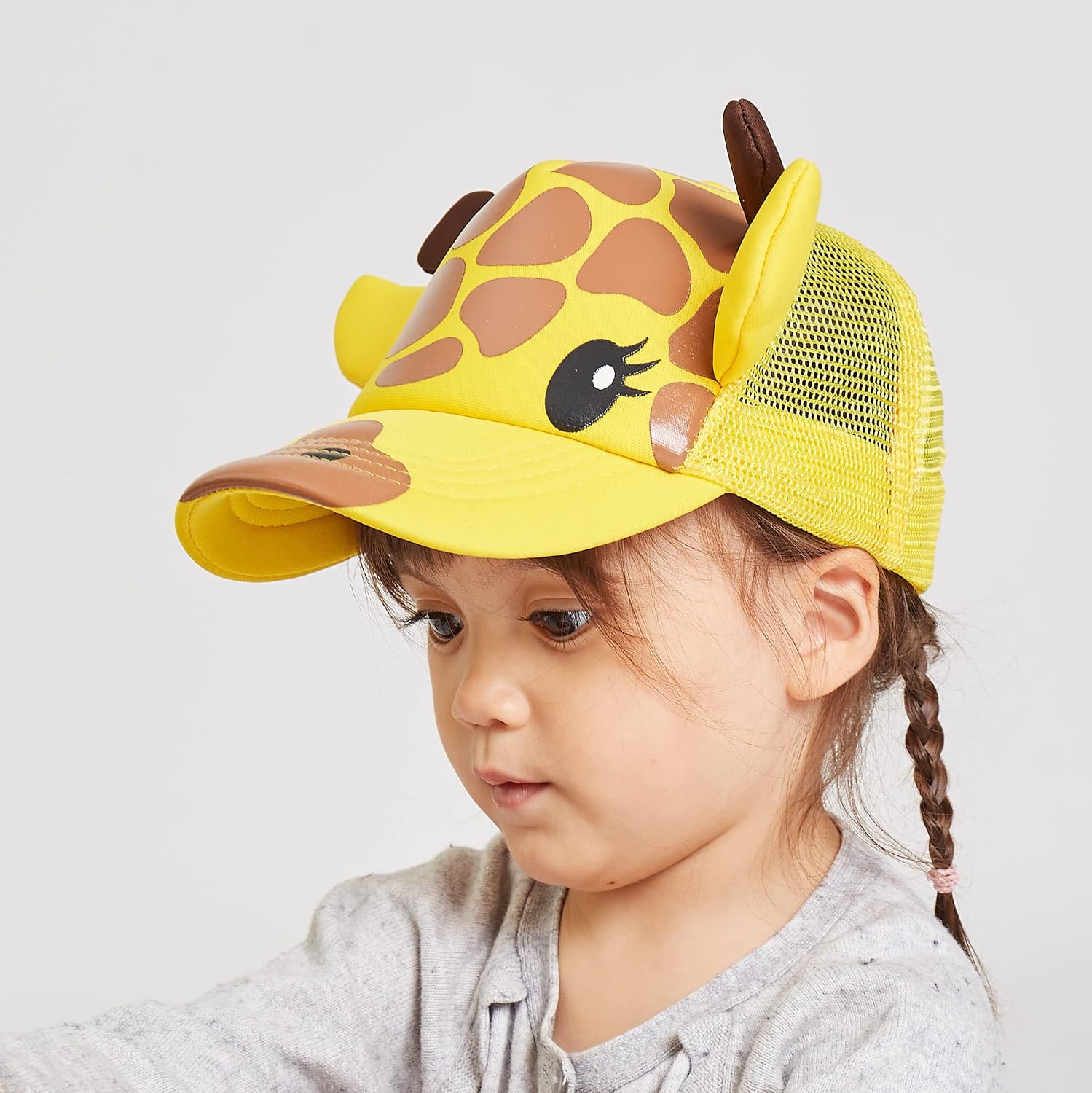 LANGZHEN Cotton Outdoor Toddler Girls Boys Plain Baseball Cap Baby Infant Structured Adjustable Hat for Kids Sun Hat