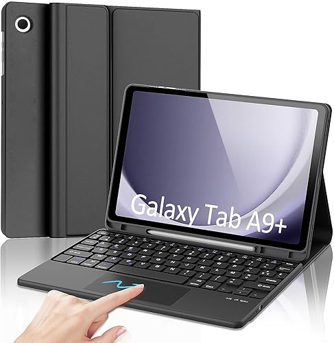 FOGARI Tastatur für Samsung Galaxy Tab A9 Plus | Tastaturhülle für Samsung Galax