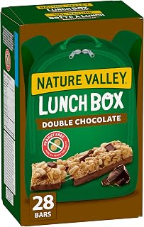 NATURE VALLEY - VALUE PACK - GRANOLA BARS - Lunchbox Double Chocolate, 28 Bars, 728 grams