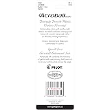 PILOT Acroball Colors Advanced Ink Refillable & Retractable Ball Point Pens, Medium Point, Black Ink, 2-Pack (31830) – view 2