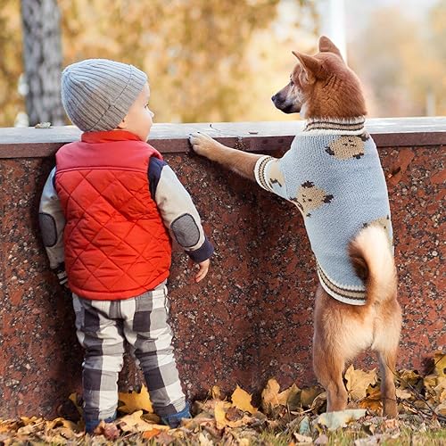 Miniatura 7 de XGDMEIL Suéteres para perros pequeños, ropa de punto con oso lindo para perros pequeños y medianos, trajes suaves para mascotas, cachorros, gatos,