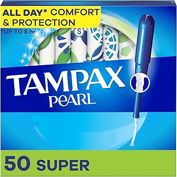 Tampax Pearl Super Absorbency Tampons, Unscented