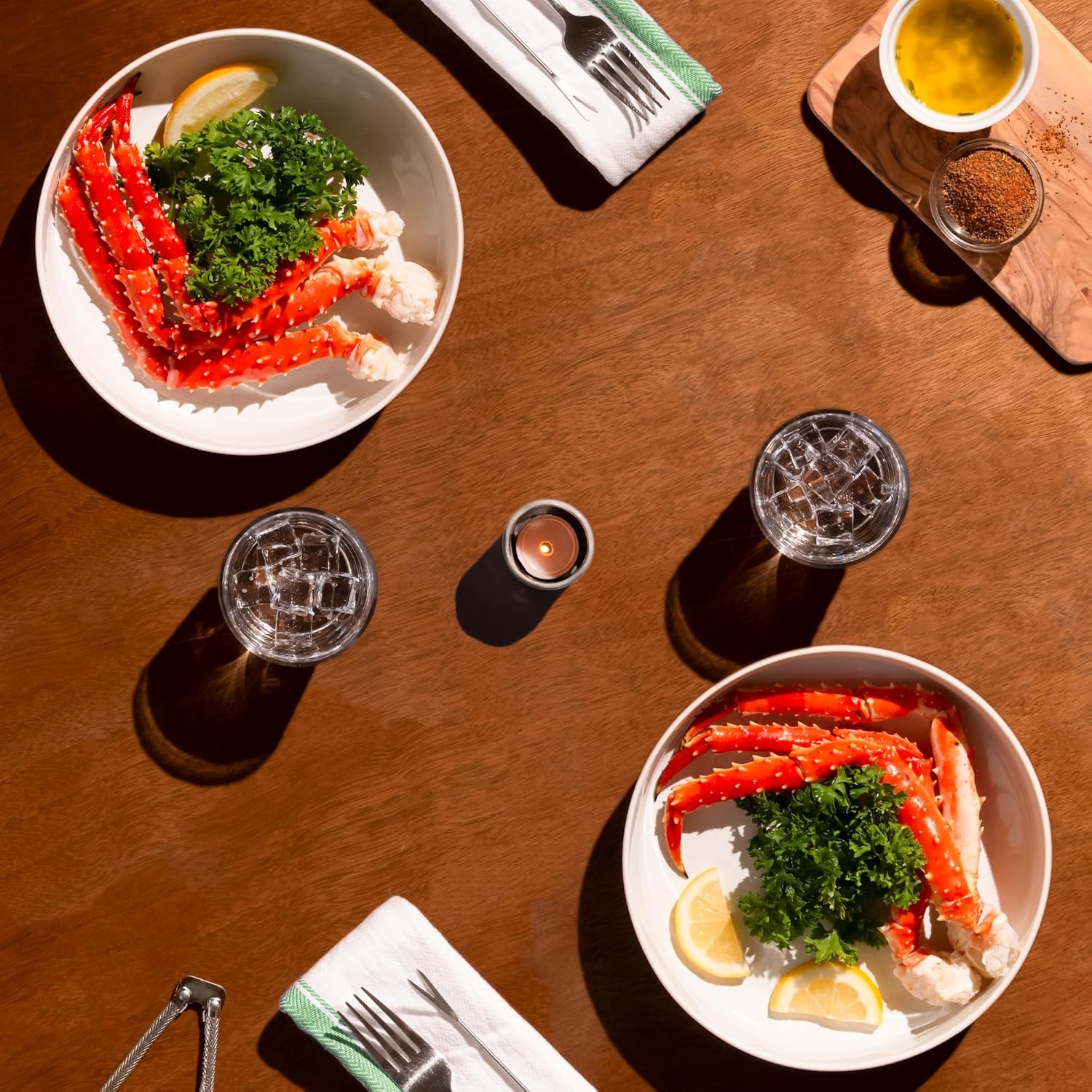 Appetizer Size Red King Crab Legs – Wild-Caught in Norway – Fully Cooked & Flash-Frozen – 3 LB Pack, 6–7 Legs per LB – Perfect for Entertaining