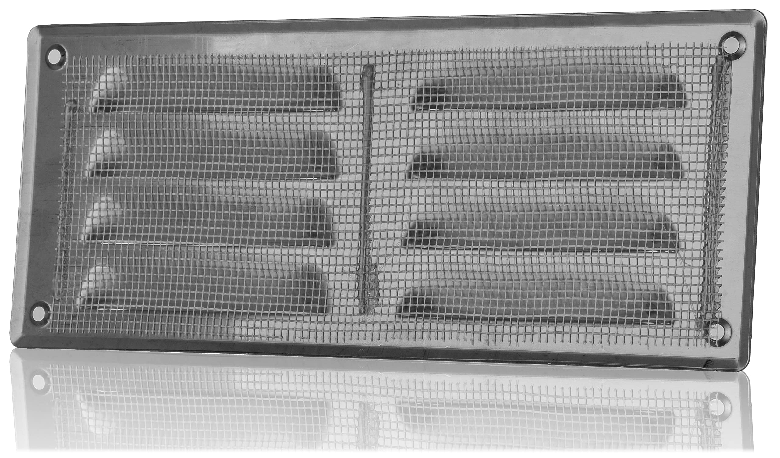 260x105mm / 10x4 inch Stainless Steel Ventilation Grille with Flyscreen - Air Vent Cover, 260x105mm / 10x4'' - Image 4