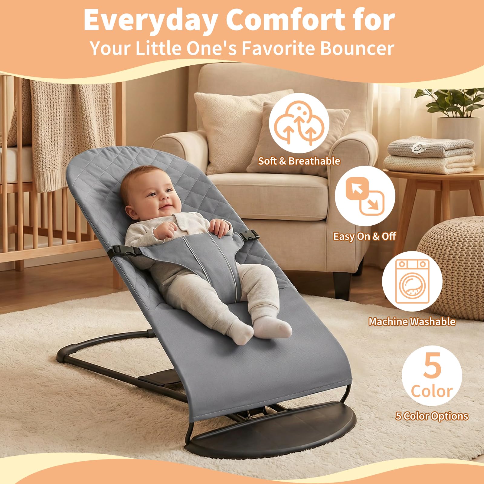 Amazon | バウンサー用ファブリックシート - BabyBjörn Bouncer Bliss Amazon | バウンサー用ファブリックシート - BabyBjörn Bouncer Bliss