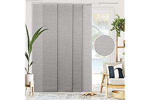 Vertical Blinds Room Divider for Sliding Glass Doors W:46-86 x H:Up-to 96 inches