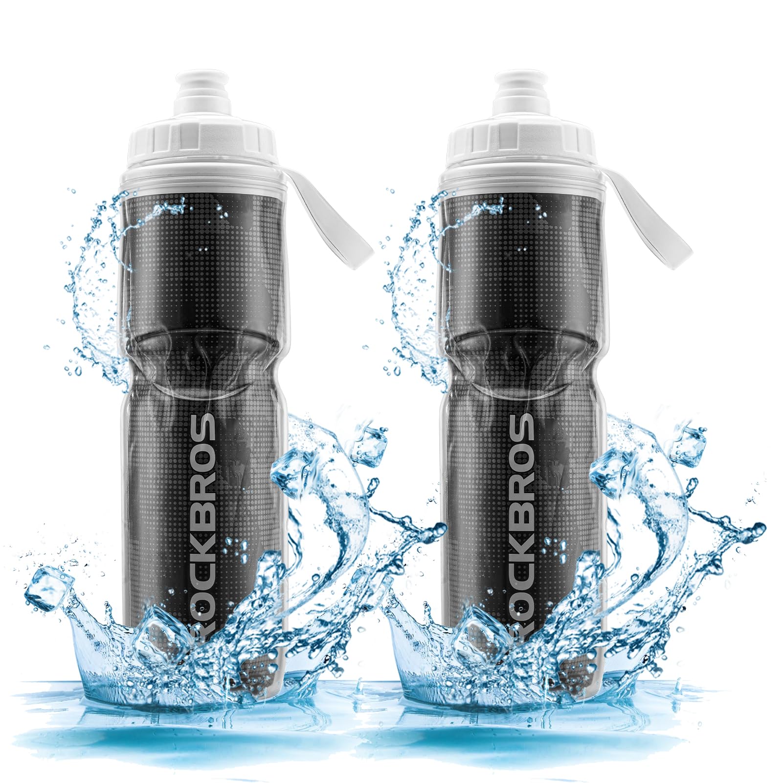 ROCKBROS Insulated Bike Water Bottles