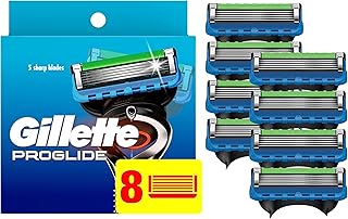 Gillette Fusion5 ProGlide Men's Razor Blades, 8 Blade Refills (Packaging May Vary)