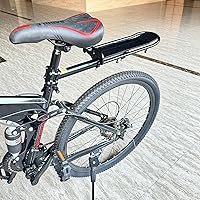Vista 7 de UPANBIKE Soporte trasero para bicicleta de montaña, bicicleta de carretera, tija de sillín montada, longitud ajustable