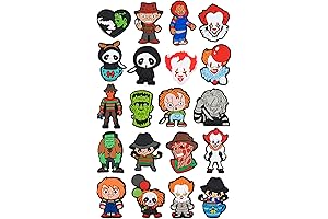 Pennywise Crocs Charms: Spooky Footwear Adornments for Halloween Enthusiasts