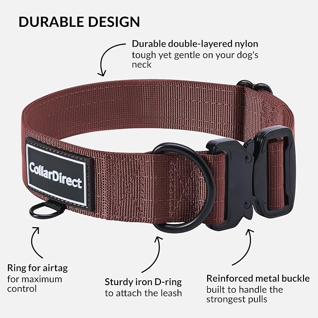 Foto 3 de 6 de Collar para Perros Grandes o Medianos de Alta Resistencia, Ajustable y Fuerte para Perros Activos