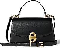 Vista 5 de Yaxa Essentials Bolso de mano con asa superior Cuero sintético blanco roto