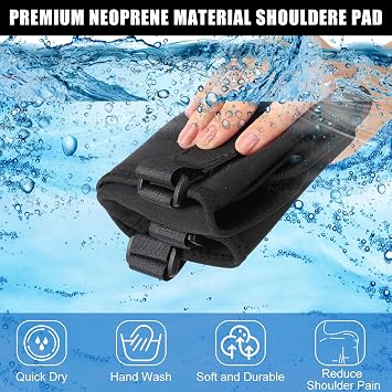 Tigeen 2 Pcs Sousaphone Shoulder Pads Non Slip Anti Fatigue Padding