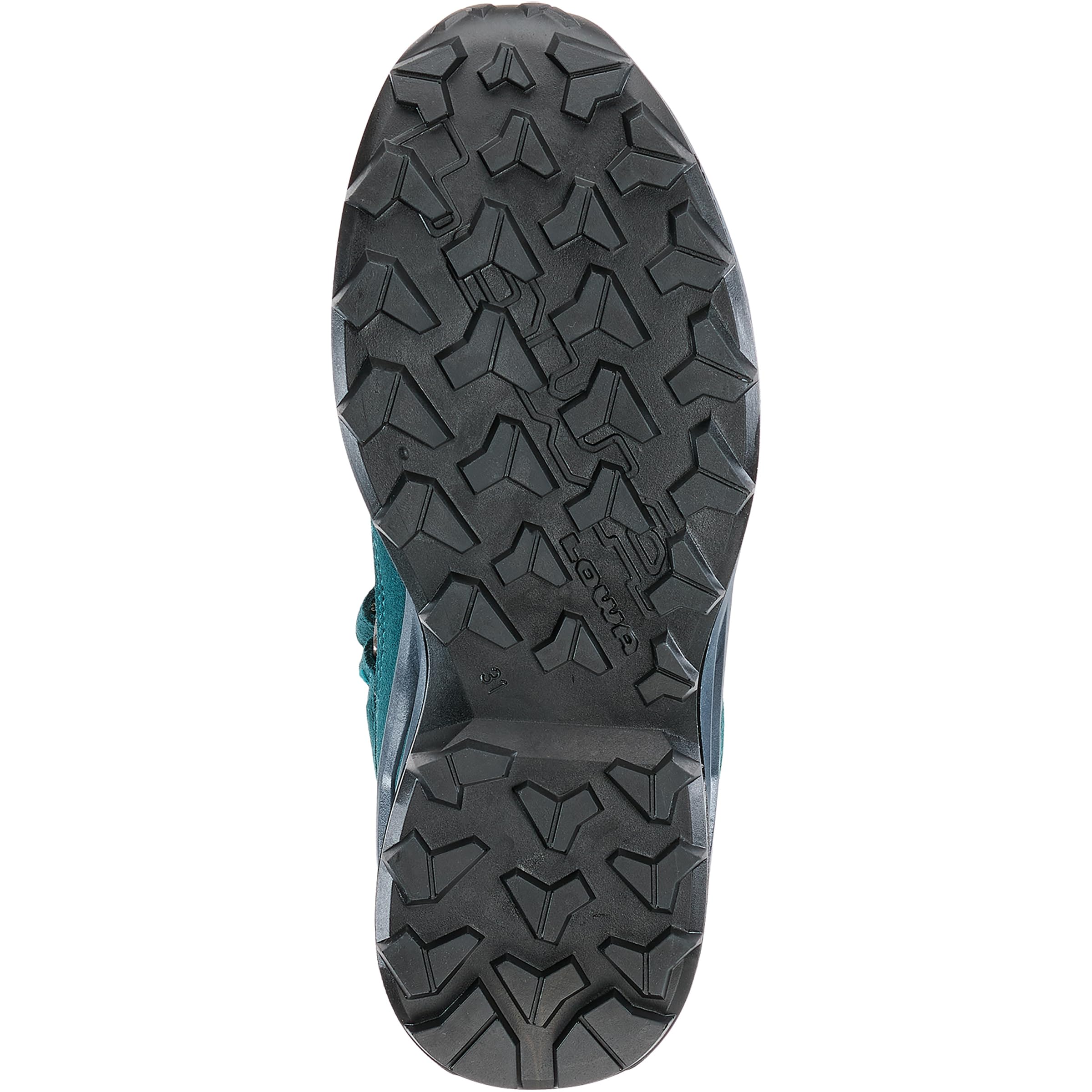 LOWA Kinder Maddox Pro GTX Mid VC Schuhe, Petrol-Limone, 36