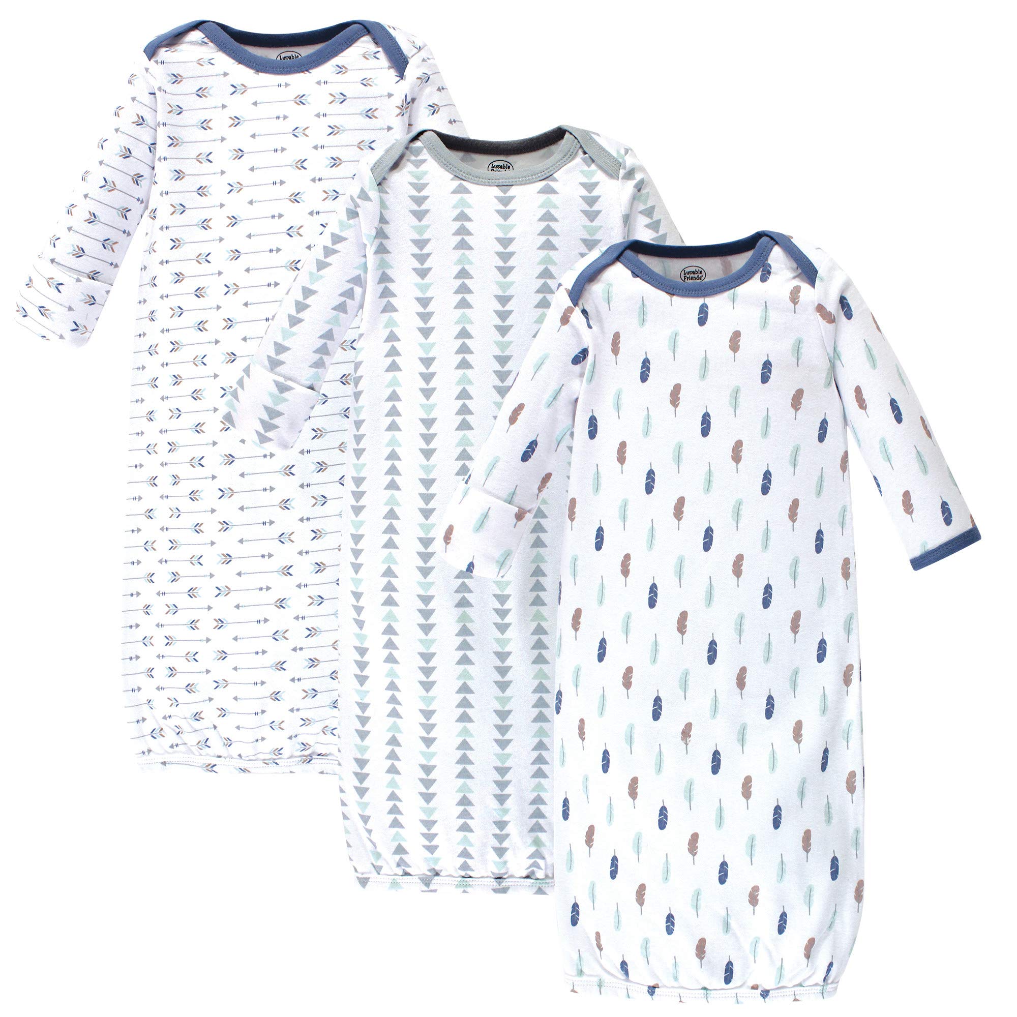 Luvable Friends Baby Cotton Gowns