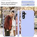 YATWIN Silicone Back Case for Samsung Galaxy A35, Soft-Touch Phone Back Cover for Samsung Galaxy A35 - Lilac gallery image