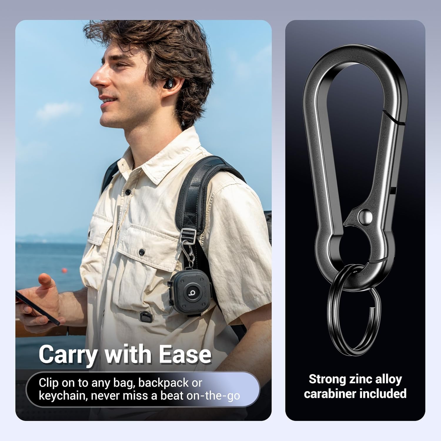 PROfezzion for Beats Powerbeats Pro 2 Case Cover, Heavy Duty Hard Shell Lock Case with Full Coverage and Secure Locking Latch for Power Beats Pro 2 Earbuds - Quick Sand (Not for The Powerbeats Pro 1) - Image 6