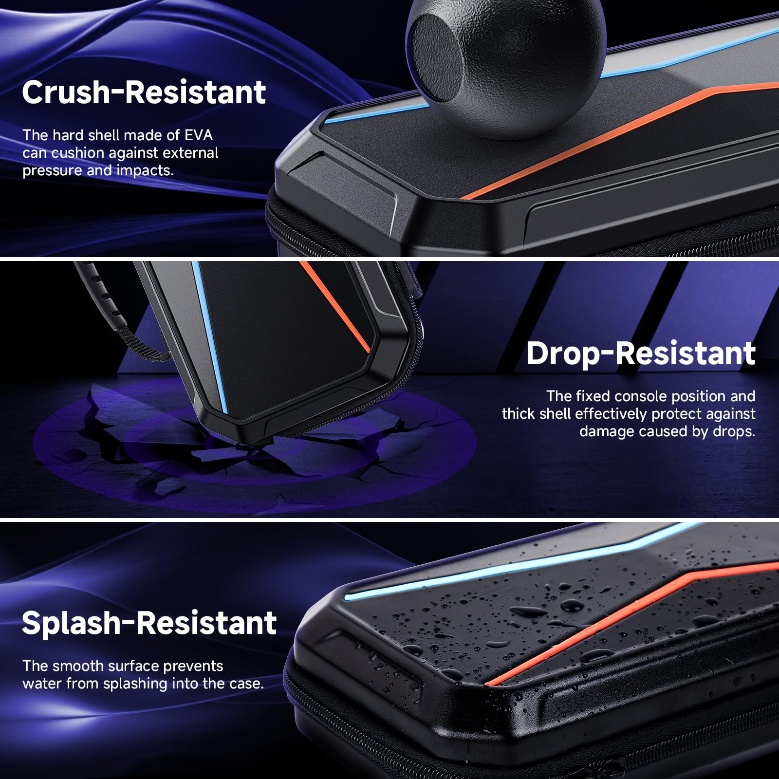 Lmcpa Duro Funda para Consola Nintendo Switch 2 2025, Estuche de Viaje con 10 Cartuchos de Juego, PC Funda Rígido Portátil Protector para Consola Nintendo Switch 2 2025 y Accesorios, Negro