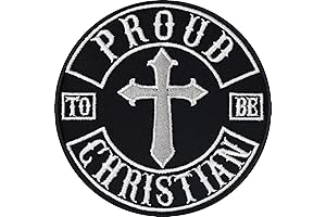 Proud Christian Biker Patches for Leather Vest
