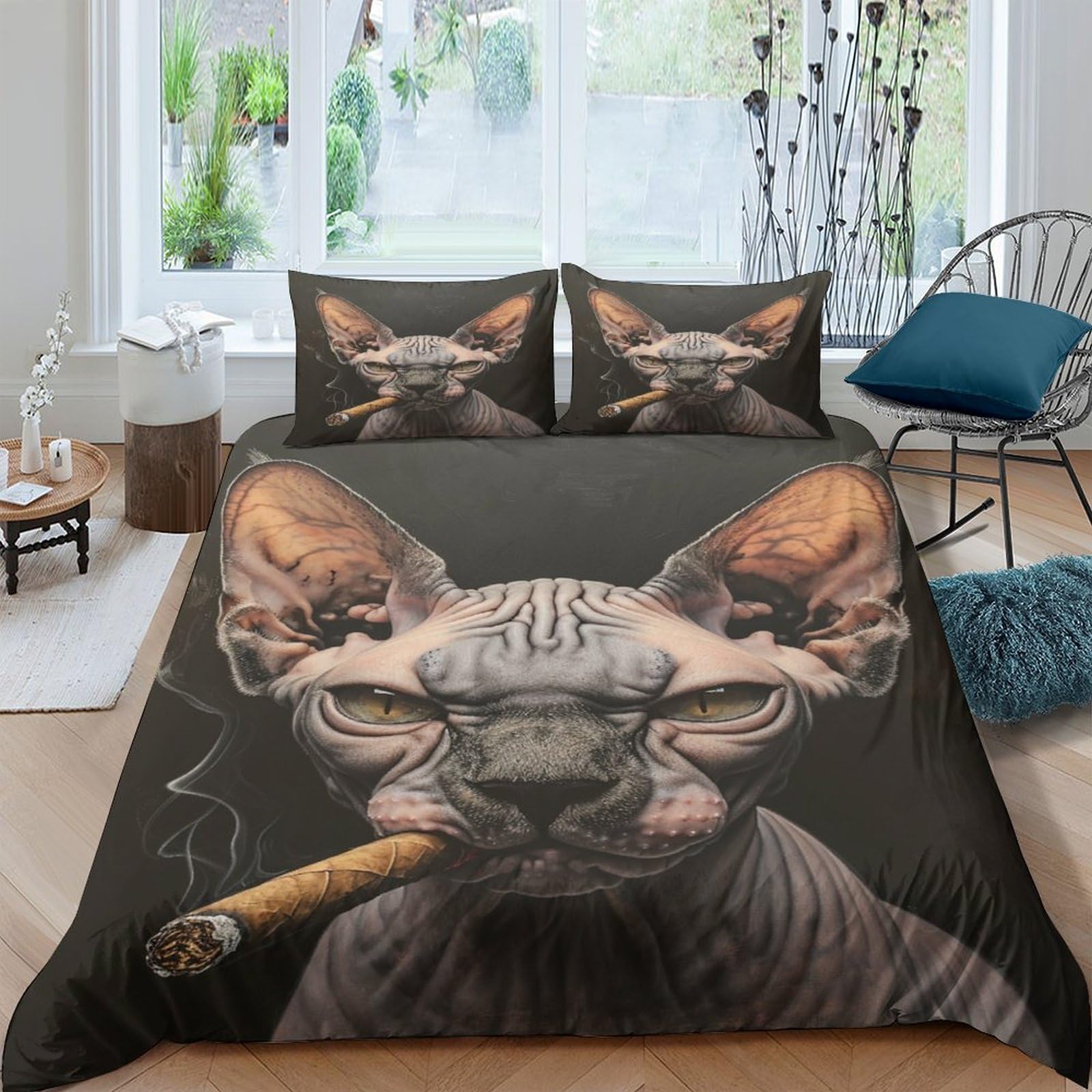 Housse de couette douce et respirante avec fermeture éclair 220x240cm