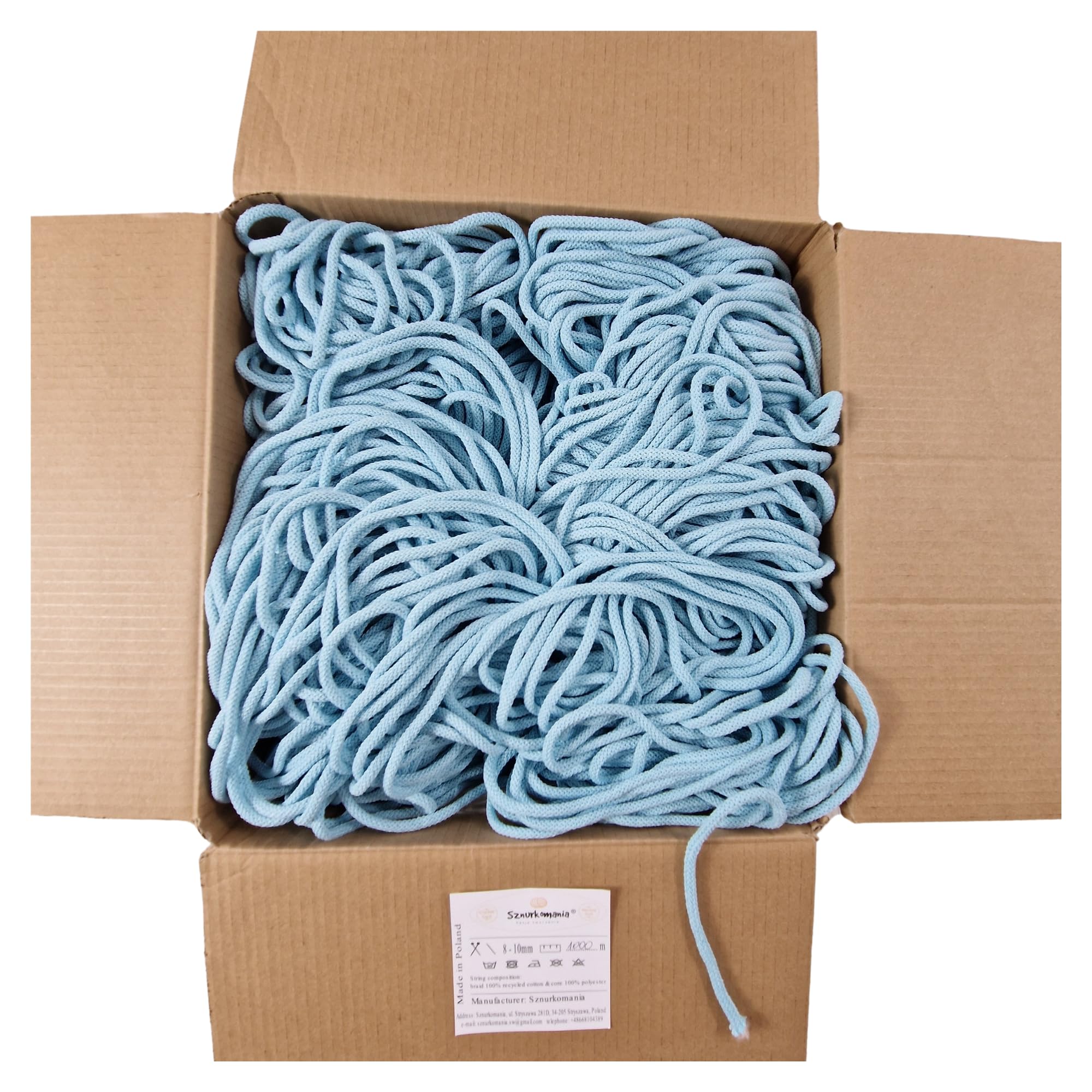 Fil de coton tressé de 5 mm cordon en coton de qualité supérieure 1000 m pour macramé d'excellence