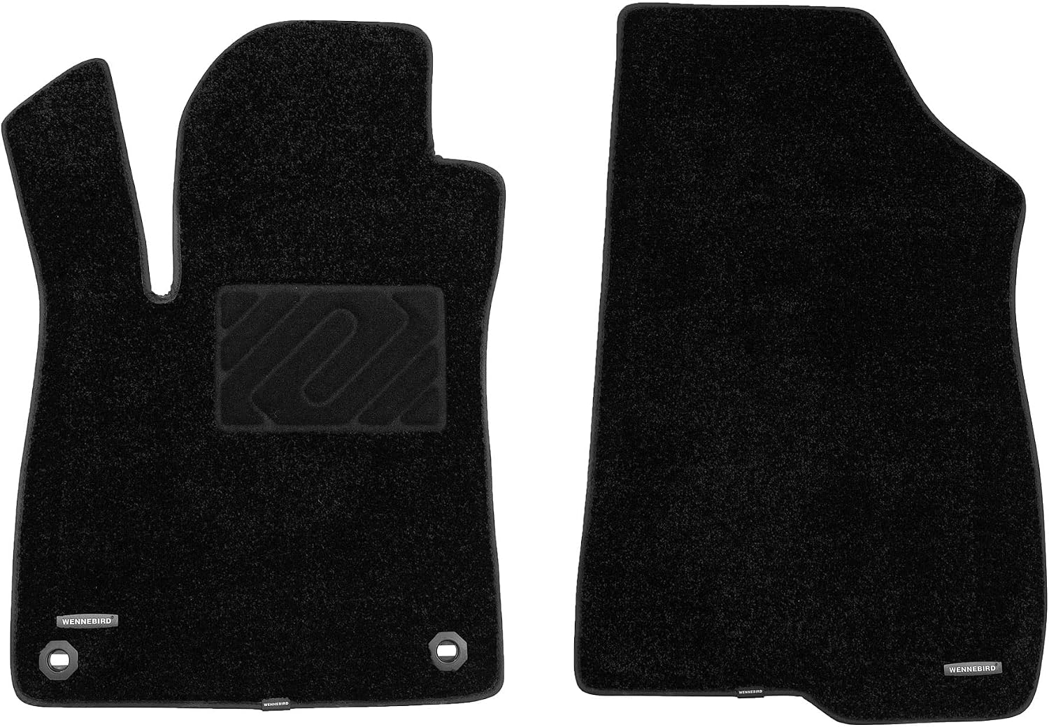 WENNEBIRD Front Plush Carpet Floor Mats for Honda Accord (2018–2022) 2-Piece