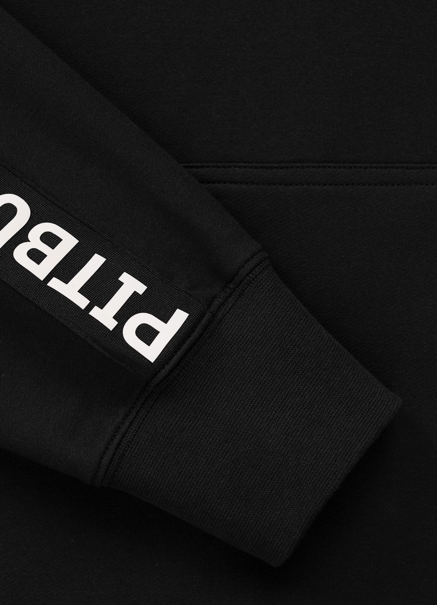 PITBULL - Męska bluza z kapturem, oddychająca i elastyczna, bluza z kapturem, męska bluza z kapturem, charakterystyczny design, bluza z kapturem