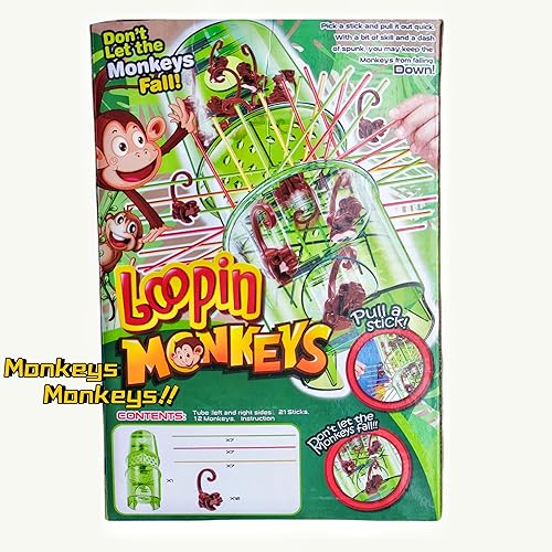 Miniatura 7 de Juego para niños, juego familiar, no dejes que los monos se caigan para 2 jugadores