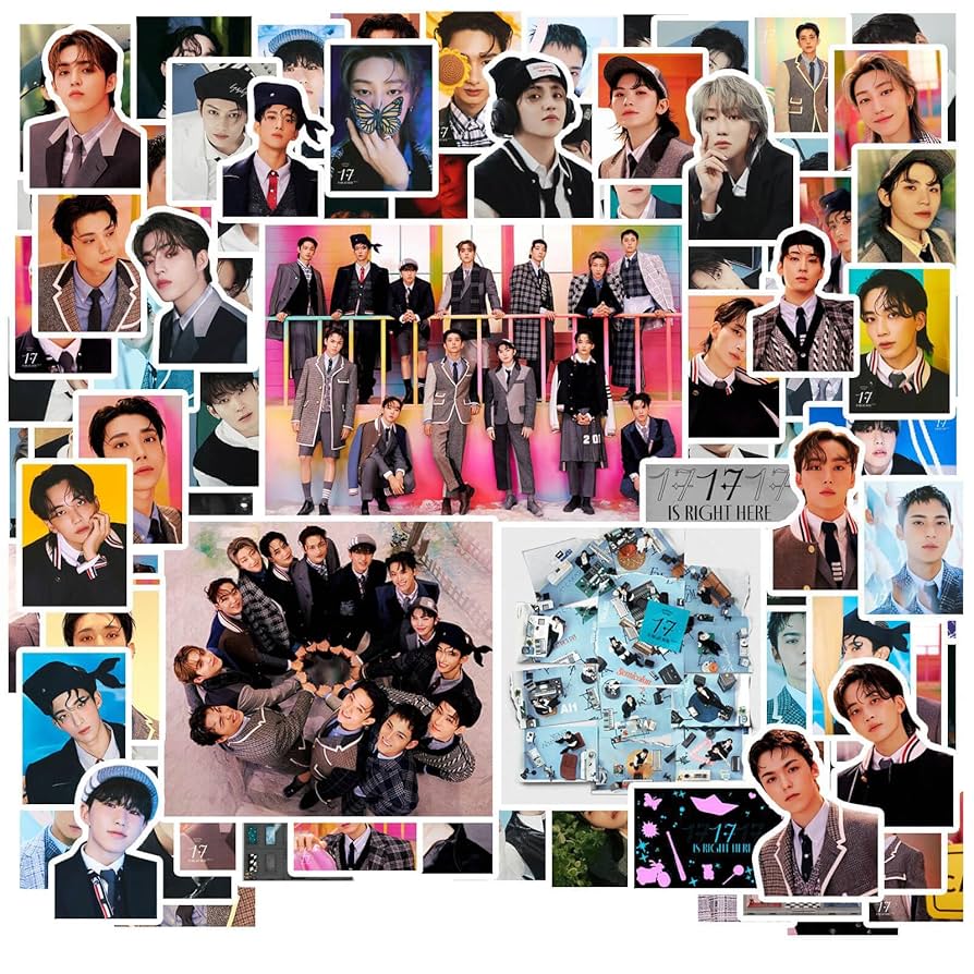 seventeen Dicon ステッカー Amazon.co.jp: Seventeen ステッカーパック 100枚 Seventeen 17
