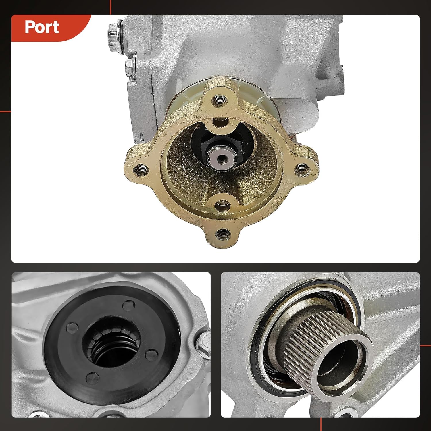 Power Take Off (PTO) Differential Transfer Case Assembly Fit for Ford Fusion 2006-2012 for Lincoln MKZ 2007-2012 Zephyr 2006 for Mercury Milan 06-10 for Mazda CX-9 2007-2015,600-235,7E5Z7251A