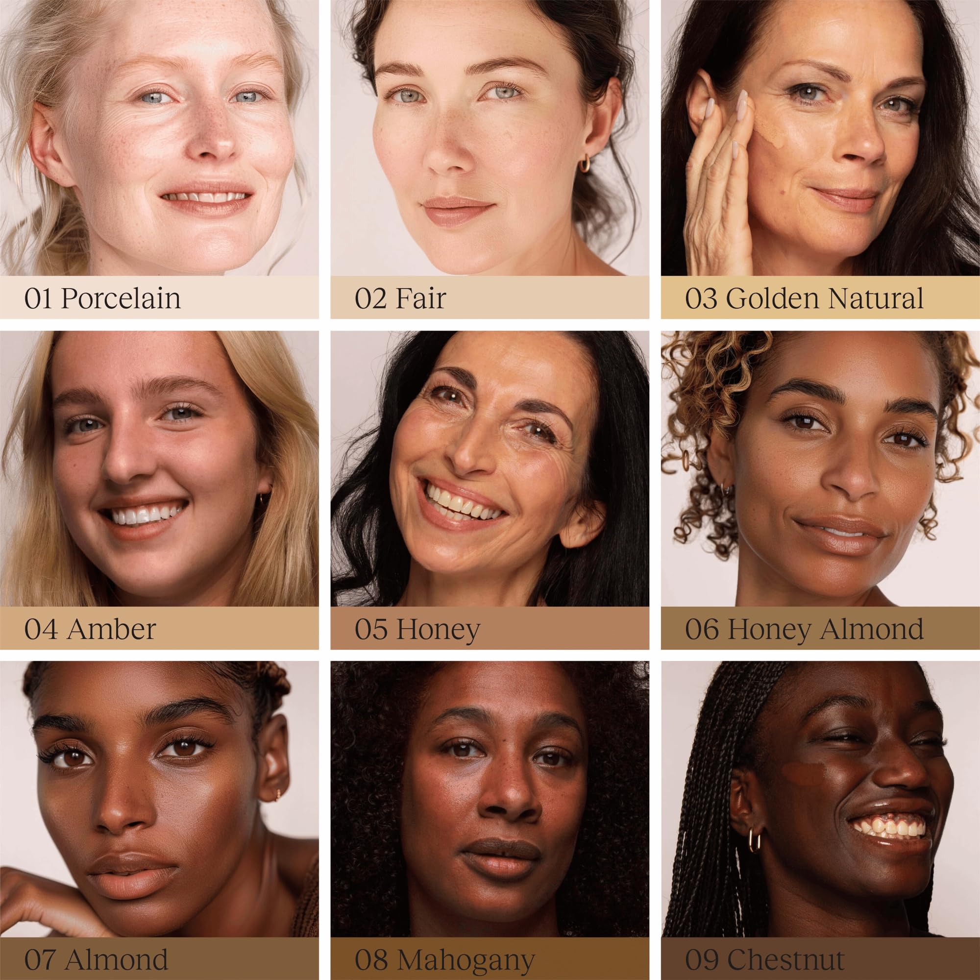Wonder Foundation Serum - Make Up sanfte Deckkraft | Alle Hauttyp | Mit Hyaluronsäure + Squalan | Regenerierende Wirkung | Getöntes Gesichtsserum langanhaltender Glow | Plants Are Purple (Amber 30ml)