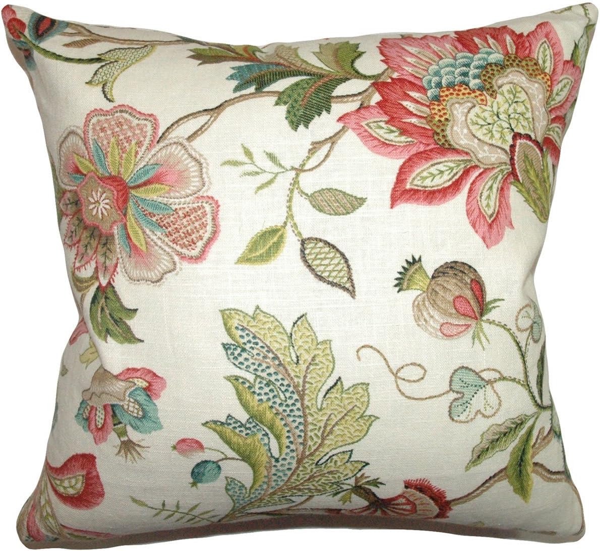 Adele Floral Throw Pillow Cover