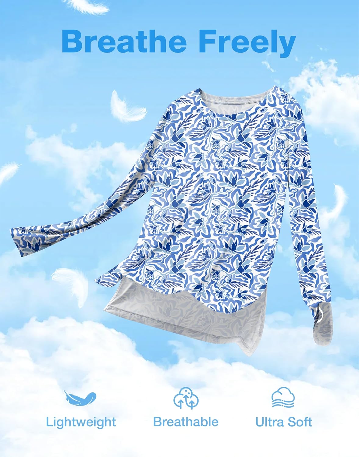 Soothfeel Women's UPF 50+ Long Sleeve UV Protection Shirt - Image 5