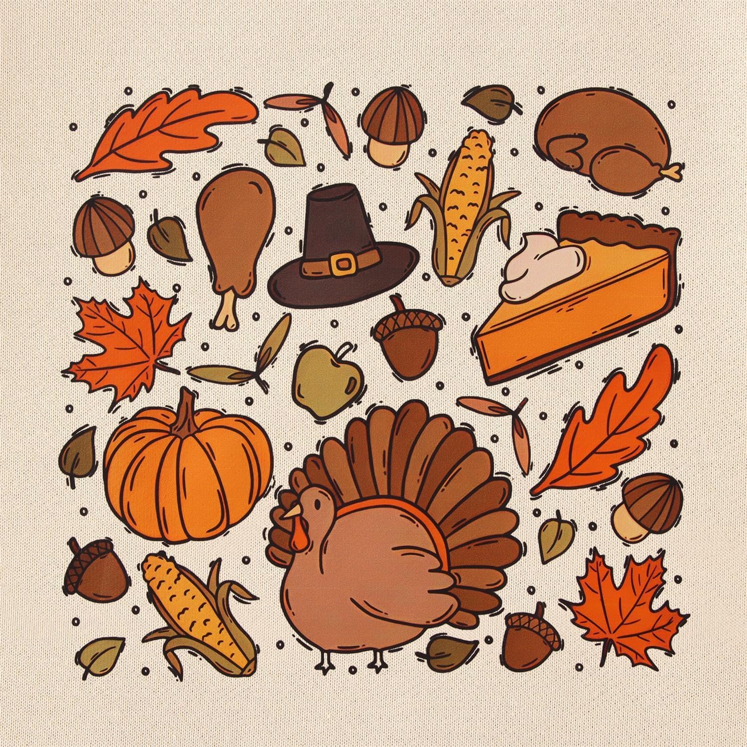 SOFEON Toddler Baby Boy Girl Thanksgiving Sweatshirt Cute Turkey Pumpkin Graphic Crewneck Pullover Tops Fall Thankful Clothes - Image 6