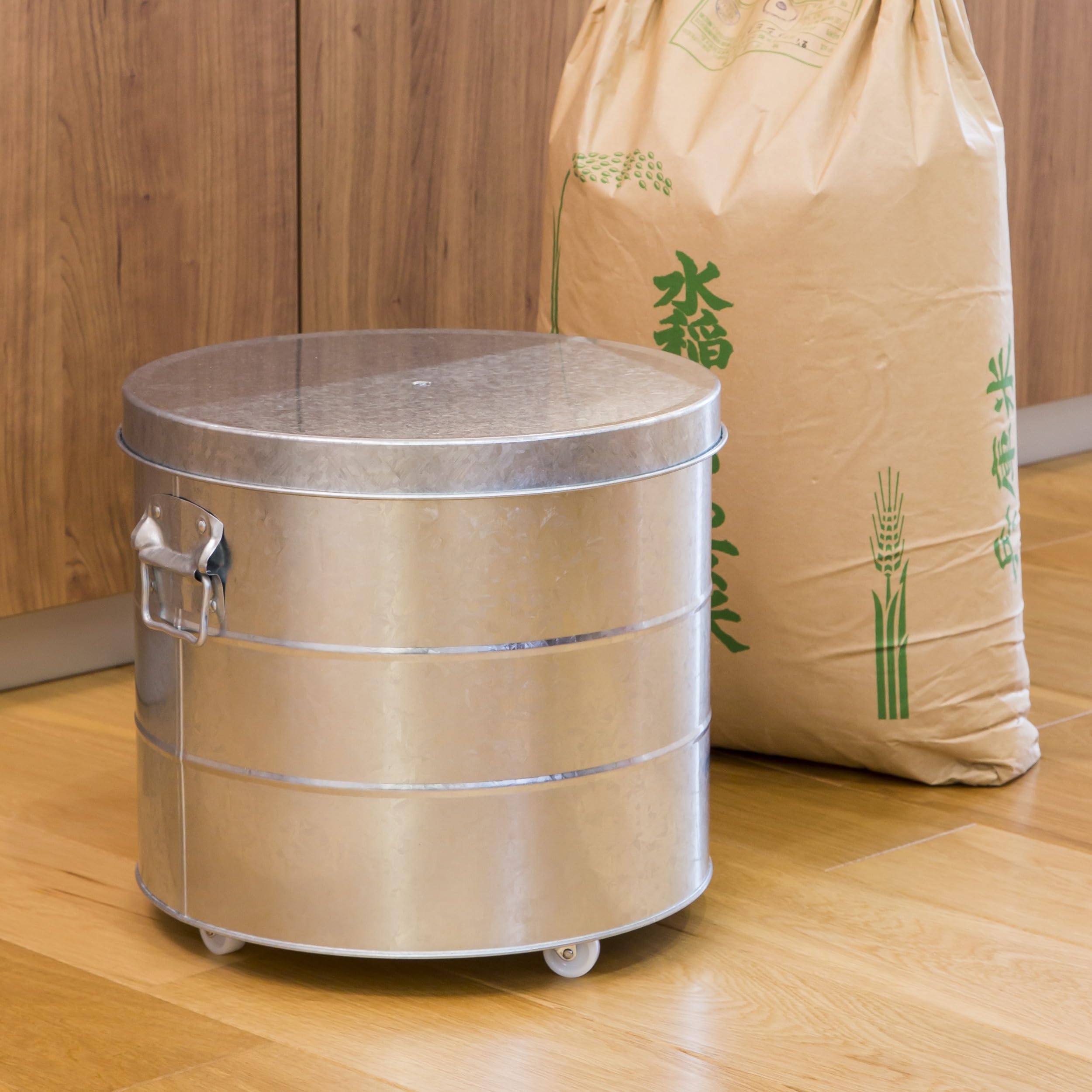Amazon.co.jp: OBAKETSU 渡辺金属工業 オバケツ ライスストッカー 20kg