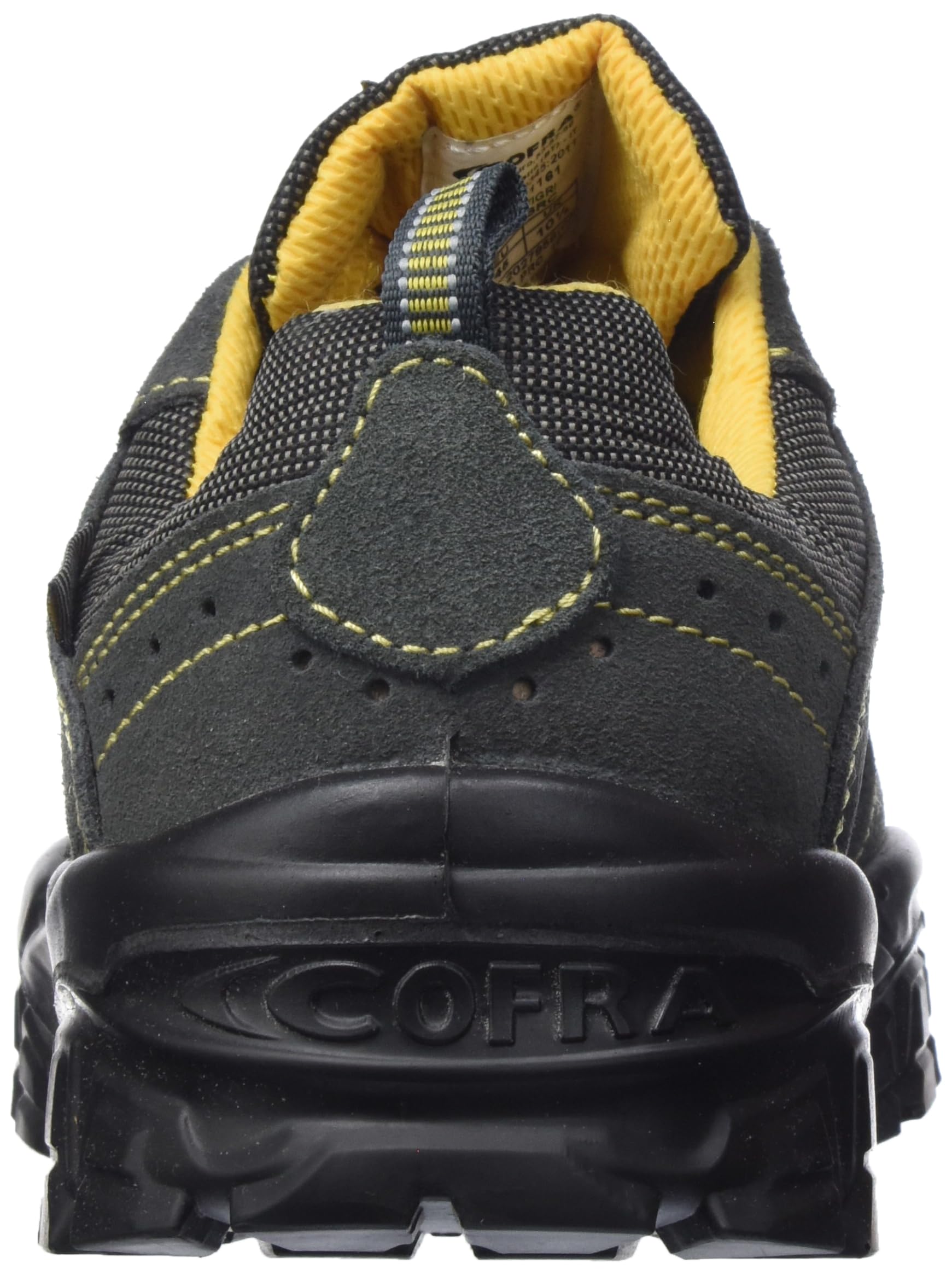 Cofra NT090-000.W45 NEW TIGRI S1 P SRC Sicherheitsschuhe, Anthrazit/Gelb, Größe 45