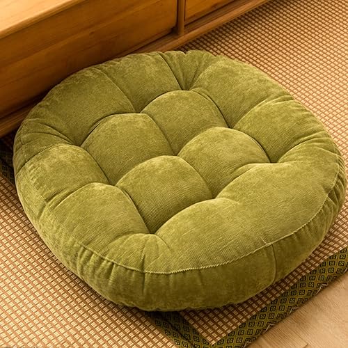 Miniatura 1 de Cojines de asiento redondos, 21 pulgadas, de algodón perlado de PP, rellenos de algodón, cojines para silla de interior, para el hogar, oficina,