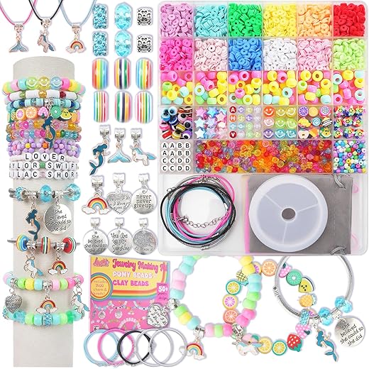 Bracelet Making Kit 3400 Pcs Beads for Charm&hellip;
